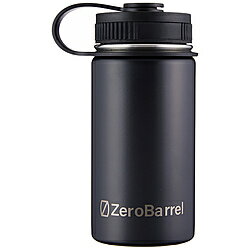 ZEROBARREL ZeroBarrel ADVENTURE 354ml（12オンス） Matte Black ZW-02 ZW02354ML12OZ