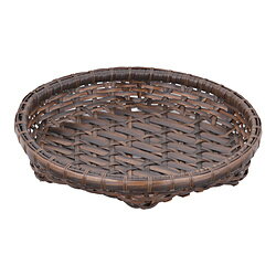 萬洋 樹脂製オードブル皿 茶 33cm 91-038B ＜WOC1803＞ WOC1803