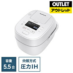 Panasonic(パナソニック) 炊飯器 ホワイト SR-MPW101-W [5.5合 /圧力IH]【生産完了品】 *SRMPW101 [振込不可]