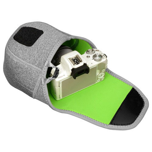 ハクバ プラスシェル スリムフィットカメラケース02 M グレー SP-SF-CC02MGY グレ...