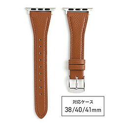 バンビ Apple Watch(アップルウォッチ)対応バンド 本革 洗える!ウォッシャブルレザー 【対応ケースサイズ:42/41/40/38mm】 ブラウン RWC038CU RWC038CU 【852】 バンビ Apple Watch(アップルウォッチ)対応バンド 本革 洗える!ウォッシャブルレザー 【対応ケースサイズ:42/41/40/38mm】 ブラウン RWC038CU RWC038CU 【852】