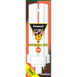 Panasonic(パナソニック) ツイン蛍光灯 ツイン3（6本束状ブリッジ） 32形 電球色 電球色 FHT32EXLCF3 ［GX24q-3 /32形 /電球色］ FHT32EXLCF3