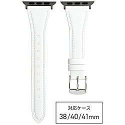 バンビ Apple Watch(アップルウォッチ)対応バンド 本革 「グレイスパール」 【対応ケースサイズ:42/41/40/38mm】 ホワイト RWC536WU RWC536WU 【852】 バンビ Apple Watch(アップルウォッチ)対応バンド 本革 「グレイスパール」 【対応ケースサイズ:42/41/40/38mm】 ホワイト RWC536WU RWC536WU 【852】