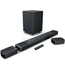 JBL(ジェービーエル) サウンドバー ブラック JBLBAR1000PROBLKJN [Wi-Fi対応 /7.1.4ch /Bluetooth対応 /Dolb...