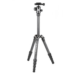 Manfrotto Elementトラベル三脚 スモール カーボン ブラック MKELES5CF-BH ［5段 /自由雲台］ MKELES5CFBH