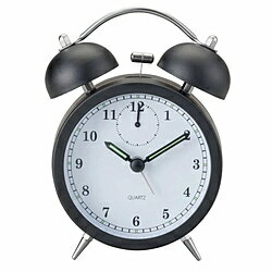 イシグロ ツインベルアラームクロック ブラック 31157 ［アナログ］ 31157