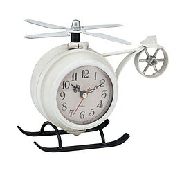 イシグロ テーブルクロック ヘリコプター ホワイト 31244 31244