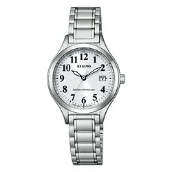 シチズン REGUNO（レグノ） ソーラーテック電波時計 レディス スタンダードシリーズ KS1-210-21 KS121021