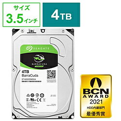 Seagate Barracuda ST4000DM004 バルク品 (3.5インチ/4TB/SATA) ST4000DM004