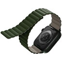 KENZAN REVIX REVERSIBLE MAGNETIC STRAP Apple Watch 45/44/42mm UNIQij[Nj PINEiGREEN/TAUPEj UNIQ-45MM-REVGRNTPE UNIQ45MMREVGRNTPE