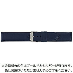 バンビ 時計バンド 本革 スムース クイックレバー ストレートタイプ かん幅14mm 美錠幅14mm【金具色指定不可】 ネイビー BCA057DL BCA057DL