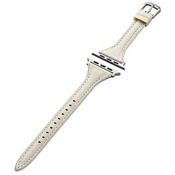 ELECOM(エレコム) Apple Watch用ハイブリッドレザースリムバンド(49/45/44/42mm) グレージュ AW-45BDLHVJGY AW45BDLHVJGY 【864】