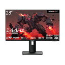 JAPANNEXT JN-GMM1IPS28BK USB-C接続 ゲーミングモニター ［28型 /4K(3840×2160） /ワイド］ JN-GMM1IPS28BK 