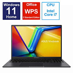 ASUS() Ρȥѥ Vivobook 16X (K3604) ǥ֥å K3604ZA-MB032W 16.0 /Windows11 Home /intel Core i7 /ꡧ16GB /SSD512GB /WPS Office /ܸǥܡ /2023ǯ5ǥ K3604ZAMB032W