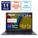 ASUS(GCX[X) m[gp\R Vivobook 14X CfB[ubN K3405VA-LY113WS m14.0^ /Windows11 Home /intel Core i9 /F16GB /SSDF1TB /Office HomeandBusiness /{ŃL[{[h /2023N5fn K3405VALY113WS [Us]