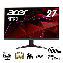 Acer(エイサー) VG270Ebmiix ゲーミングモニター Nitro VG0 ブラック ［27型 /フルHD(1920×1080) /ワイド］ VG270Ebmiix