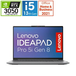 Lenovo(レノボジャパン) ゲーミングノートパソコン IdeaPad Pro 5i Gen 8 アークティックグレー 83AQ002SJP [RTX 3050 /16.0型 /Windows11 Home /intel Core i5 /メモリ：16GB /SSD：512GB /Office HomeandBusiness /2023年5月モデル] 83AQ002SJP