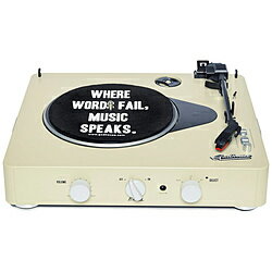 GADHOUSE レコードプレーヤー Brad Retro record IVORY GAD001003IV GAD001003IV