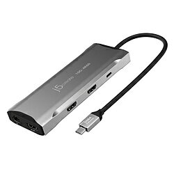J5 �mUSB-C �I�X�����X �J�[�h�X���b�gx2   HDMIx2   DisplayPort   LAN   USB-Ax2   USB-Cx2�n USB PD�Ή� 100W �h�b�L���O�X�e�[�V���� �X�y�[�X�O���[ JCD397 �mUSB Power Delivery�Ή��n JCD397