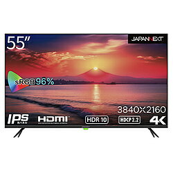 JAPANNEXT PCモニター sRGB:96 /2年保証 JN-HDR552IPS4K ［55型 /4K(3840×2160） /ワイド］ JN-HDR552IPS4K