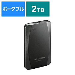 IO DATA(アイオーデータ) SSPA-USC2K 外付けSSD USB-C＋USB-A接続 (Chrome/iPadOS/Mac/Windows11対応) ブラック ［2TB /ポータブル型］ SSPAUSC2K