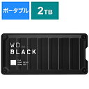 Western Digital WDBAWY0020BBK-JESN 外付けSSD USB-C＋USB-A接続 ゲーム用 WD_BLACK P40(Mac/Windows11対応) ［2TB /ポータブル型］ WDBAWY0020BBKJESN