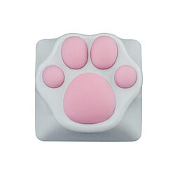 ZOMO 〔キーキャップ〕ABS Kitty Paw Keycap for Cherry MX Switches ホワイト /ピンク zp-abs-kitty-paw-white-pink ABSKITTYPAWWHITEPINK