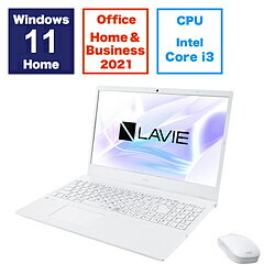 NEC(̥) Ρȥѥ LAVIE N15(N1535/GAW) ѡۥ磻 PC-N1535GAW 15.6 /Windows11 Home /intel Core i3 /ꡧ8GB /SSD256GB /Office HomeandBusiness /ܸǥܡ /2023ǯƥǥ PCN1535GAW