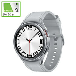 GALAXY SM-R960NZSAXJP 【Suica対応】Galaxy Watch6 Classic（47mm）回転ベゼル操作可能 スマートウォッチ Samsung（サムスン） Silver SMR960NZSAXJP