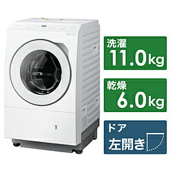 Panasonic(パナソニック) ドラム式洗濯乾燥機 LXシリーズ マットホワイト NA-LX113CL-W ［洗濯11.0kg /..