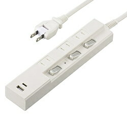 ORIGINAL BASIC USB�դ����ť��å� Type-C�ݡ����� �� OBB-TPK321AC-W ��2.0m /3�ĸ� /�����å��դ��ʸ��̡� /2�ݡ��ȡ� OBBTPK321ACW