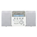 コイズミ ステレオCDラジオ SAD-4346/W ワイドFM対応 SAD4346