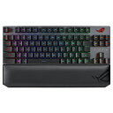 ASUS(エイスース) ゲーミングキーボード＋リストレスト ROG Strix Scope RX TKL Wireless Deluxe(赤軸) X807 STRIX SCOPE RX TKL WL D/RD/JP ［有線 ワイヤレス /Bluetooth USB］ SCOPERXTKLWLDRDJP