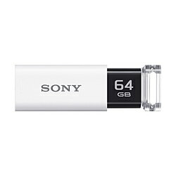 SONY ソニー 【ドラゴンクエストX 動作確認済み】USB3.0メモリ ポケットビット 64GB・ホワイト USM64GU/W USM64GU ホワイト [64GB /USB3.0 /USB TypeA / USM64GUW [振込不可] [代引不可]