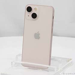 【中古】Apple(アップル) iPhone13 mini 256GB ピンク MLJL3J／A SIMフリー【291-ud】