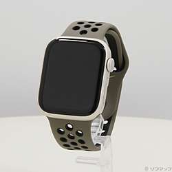 【中古】Apple(アップル) Apple Watch Series 8 GPS 45mm スターライトアルミニウムケース オリーブグレー/ブラックNikeスポーツバンド【291-ud】 【中古】Apple(アップル) Apple Watch Series 8 GPS 45mm スターライトアルミニウムケース オリーブグレー/ブラックNikeスポーツバンド【291-ud】