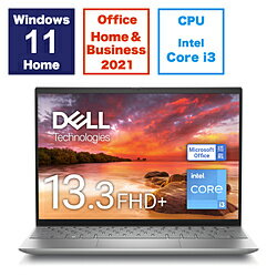 DELL(ǥ) Ρȥѥ Inspiron 13 5330 ץʥС MI533-DWHBCS 13.3 /Windows11 Home /intel Core i3 /ꡧ8GB /SSD256GB /Office HomeandBusiness Premium /ܸǥܡ /2023ǯߥǥ MI533DWHBCS