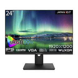 19 inches + - JAPANNEXT USB-C接続 PCモニター JN-IPS24WUXGAR-C ［24型 /WUXGA(1920×1200） /ワイド /200Hz］ JN-IPS24WUXGAR-C 【864】