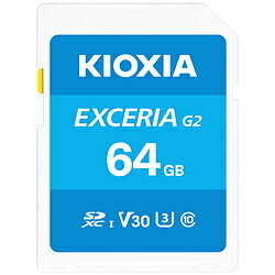 KIOXIA 【復旧サービス付き】SDXC 連続撮影・4K録画対応SDカード EXCERIA（エクセリア） KSDU-B064GBK ［Class10 /64GB］ KSDUB064GBK