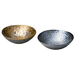 M-mode 益見窯 酒器 組平盃 （2個セット） 金銀彩 ゴールド×シルバー 06729