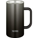 THERMOS(サーモス) 食洗対応真空断熱ジョッキ720ml　JDK-721C-BK（ブラック） ブラック JDK-721C-BK JDK721CBK