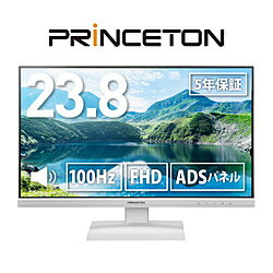 PRINCETON(プリンストン) PCモニター ホワイト PTF-B241W-WH ［23.8型 /フルHD(1920×1080) /ワイド］ PTF-B241W-WH