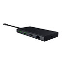 RAZER(CU[) mUSB-C IXX J[hXbgx2 / HDMI / LAN / 3.5mm / USB-Ax4 / USB-Cx2] USB PDΉ 100W hbLOXe[V Black RC21-02250100-R3M1 mUSB Power DeliveryΉn RC21-02250100-R3M1