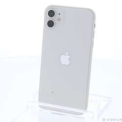 【中古】Apple(アップル) iPhone11 128GB ホワイト MWM22J／A SIMフリー【291-ud】