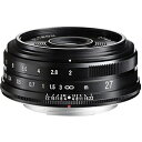 VOIGTLANDER JY ULTRON 27mm F2 ubN mFUJIFILM Xn ULTRON27F2BK