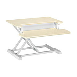 DMM 卓上昇降デスク [W650xH435xD615mm] デュアルタイプ メープル DKS-LDD650G2M DKS-LDD650G2M