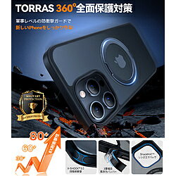 TORRASトラス UPRO Ostand Pro Case for iPhone 15 Pro Max ケース トーラス ブラック X00FX0332