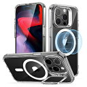 ESR iPhone 15 Pro(6.1インチ)スタンド付ハイブリッドケース ESR Clear ClassicHybridCasewithStandHalo...