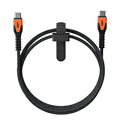 UAG KEVLAR CORE USB-C to C POWER ケーブル UAG-CBL-CC-BK/OR 【864】 UAG KEVLAR CORE USB-C to C POWER ケーブル UAG-CBL-CC-BK/OR 【864】