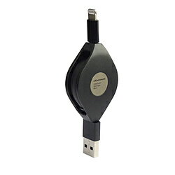 カシムラ 巻き取り式　高耐久ケーブル　Lightning　80cm ブラック KL-125 KL125